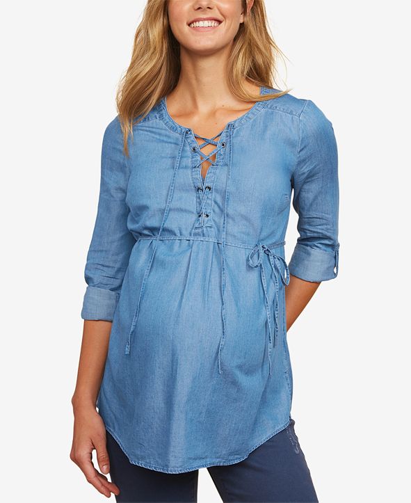 motherhood maternity shirt dress