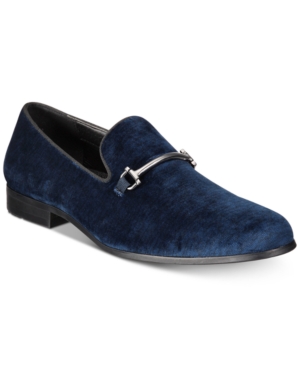 image of Men-s Harrow Velvet Smoking Slippers, Created for Macy-s Men-s Shoes
