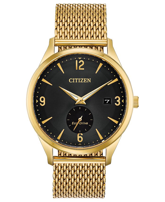 Citizen Eco-Drive Men's Classic Stainless Steel Bracelet Watch 40mm - Macy's