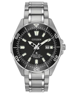 Citizen Eco Drive Men s Promaster Diver Super Titanium Bracelet Watch 44mm Macy s