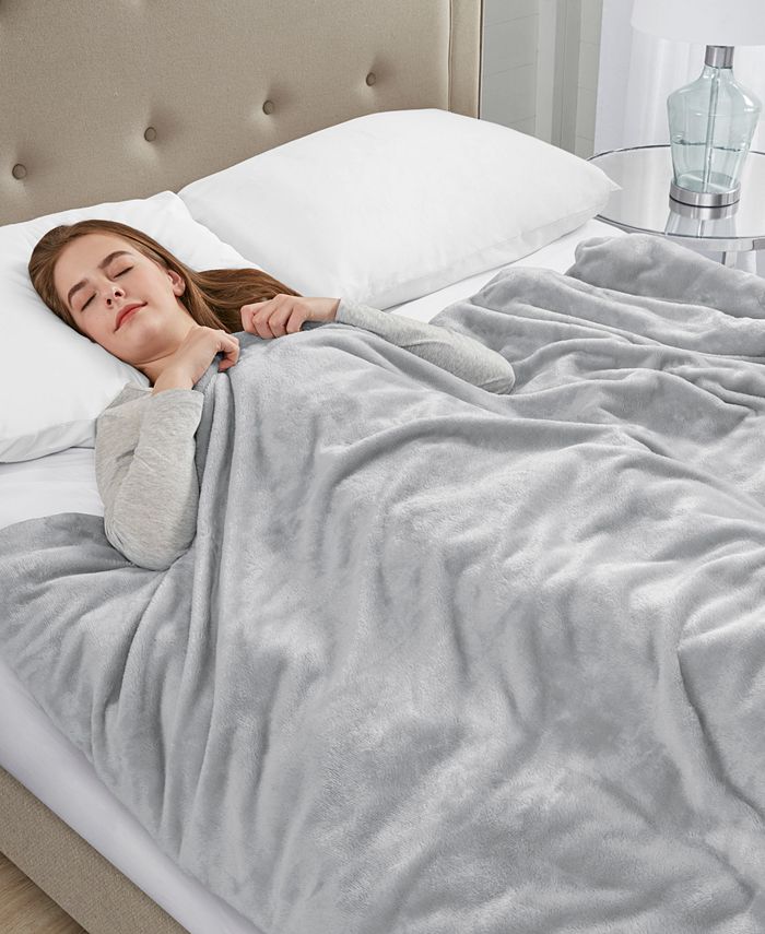 Sleep Philosophy Premium Soft 60" x 70" 18lbs Plush Weighted Blanket