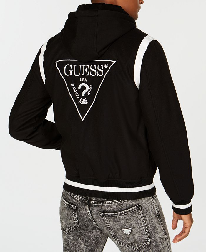guess varsity jacket mens