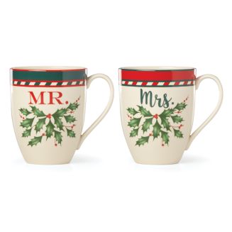 Lenox Mr & Mrs 2-Piece Mug Set