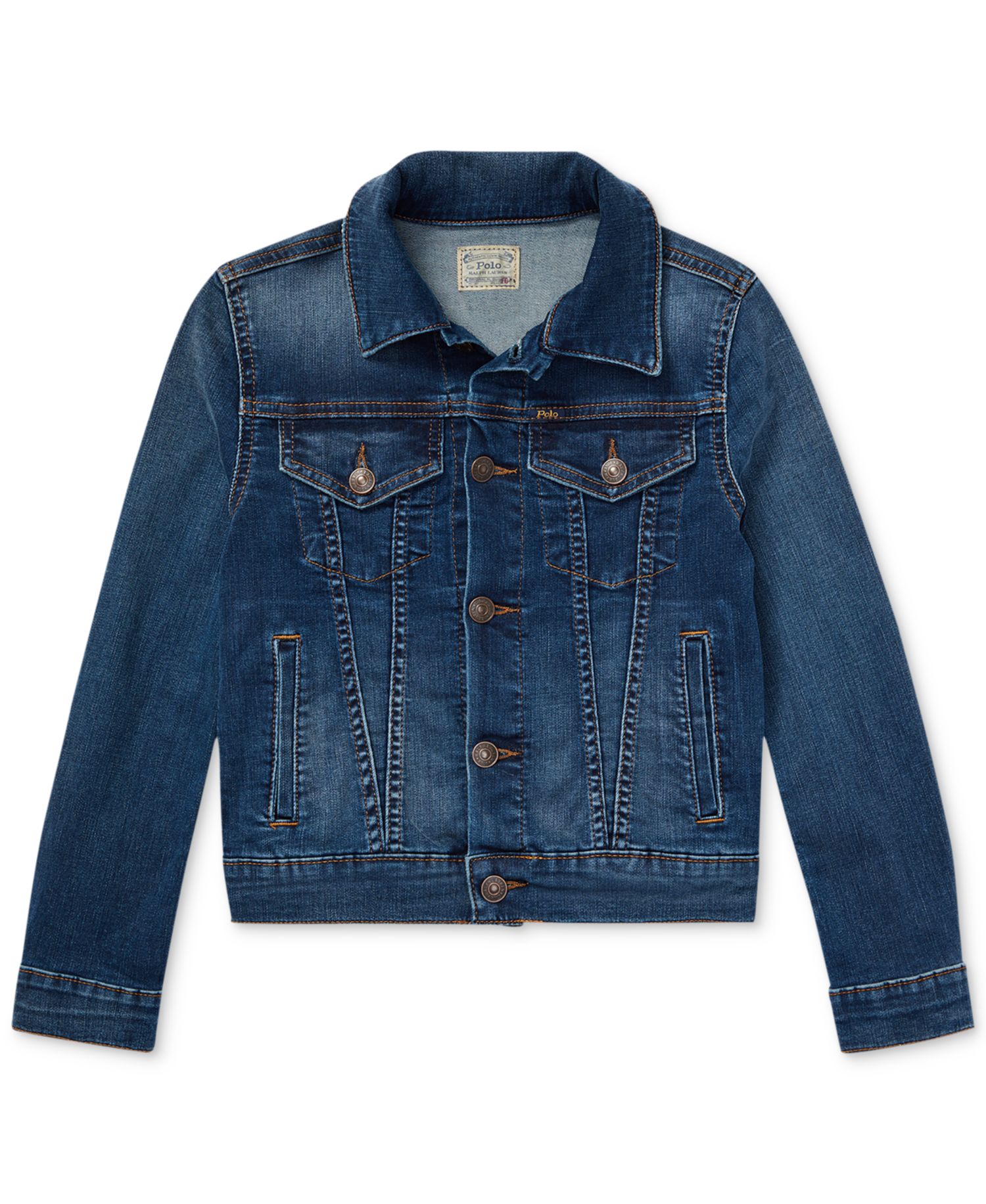 Big Girls Lightweight Denim Trucker Jacket