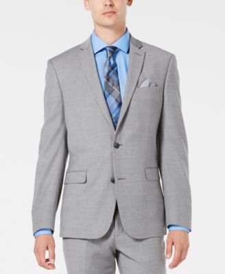 Bar III - Men's Slim-Fit Stretch Flannel Suit Jacket