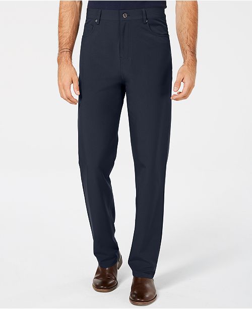 Dkny Mens Slim Fit Stretch Tech Pants FitnessRetro