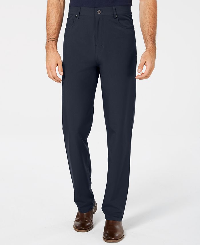 DKNY Men's Slim-Fit Stretch Tech Pants - Macy's