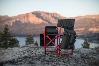 by Picnic Time Red Fusion Backpack Chair with Cooler