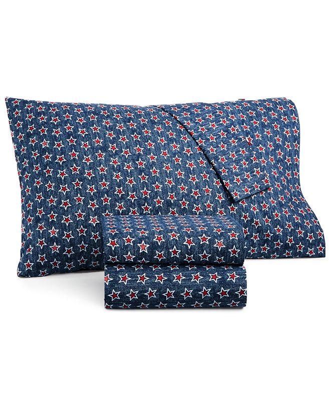 Tommy Hilfiger Twin XL Forever Tommy Stars Sheet Set & Reviews Sheets