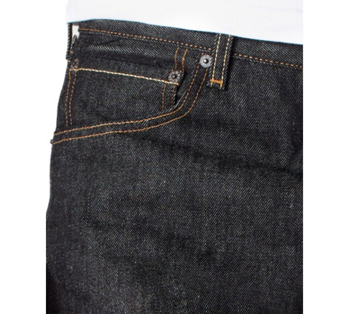 Levi's Men's 501 Original Shrink-to-Fit Non-Stretch Jeans - Black Rigid- Shrink to Fit