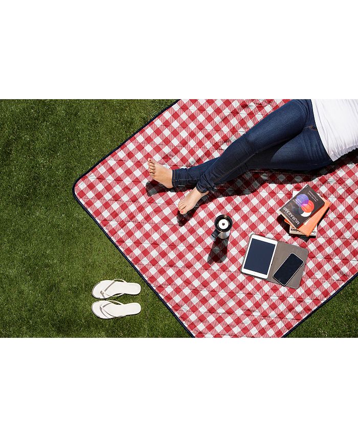 Oniva by Picnic Time Navy Vista Outdoor Picnic Blanket & Tote Macy's