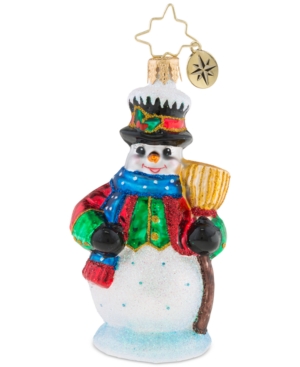 UPC 645001494795 product image for Christopher Radko Dickensian Snowman Little Gem Ornament | upcitemdb.com