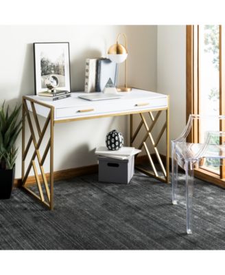 Safavieh - Elaine 2-Drawer Desk, Quick Ship