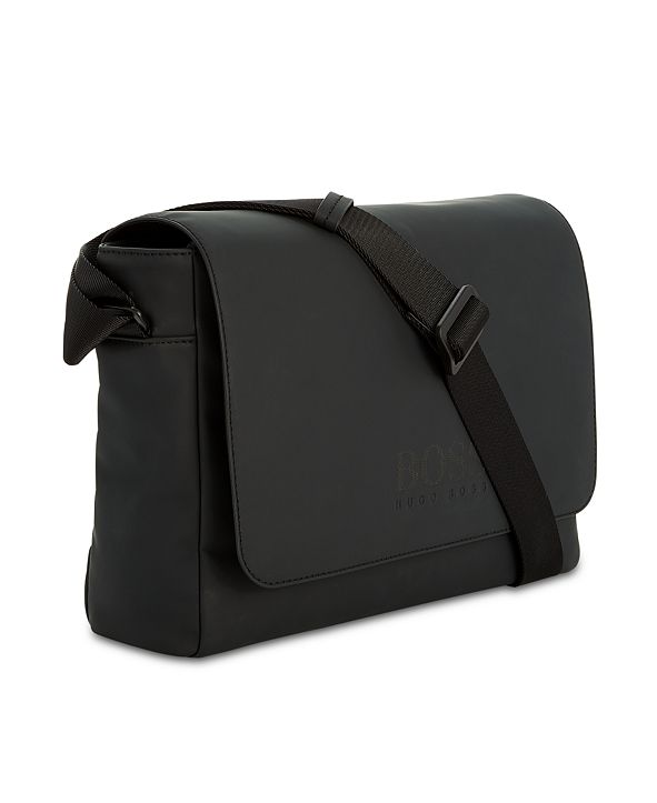 Mens leather laptop bag hugo boss clearance