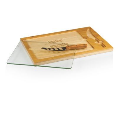 Toscana&reg; by Icon Glass Top Cutting Board & Knife Set