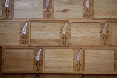 Toscana&reg; by Icon Glass Top Cutting Board & Knife Set