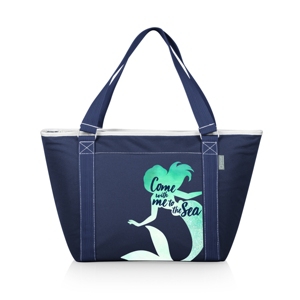 Picnic Time 's Little Mermaid Topanga Cooler Tote In Navy