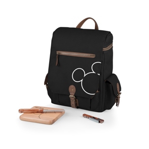 Picnic Time Legacy By  Disney's Mickey Mouse Moreno 3-bottle Wine & Cheese Tote In Black