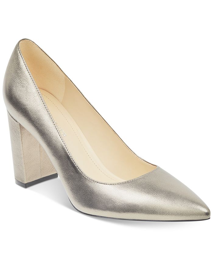 Marc Fisher Viviene Block-Heel Pumps - Macy's