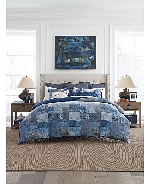 Tommy Hilfiger Oasis Indigo Patchwork Bedding Collection Reviews
