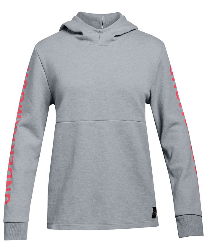 Under Armour Big Girls Double-Knit Logo Hoodie - Macy's