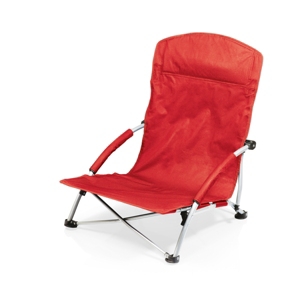 Picnic Time Oniva By  Tranquility Portable Beach Chair In Red