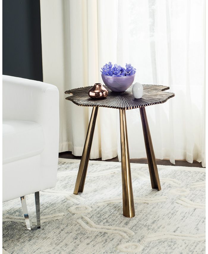 Safavieh Portia Leaf Side Table, Quick Ship Macy's