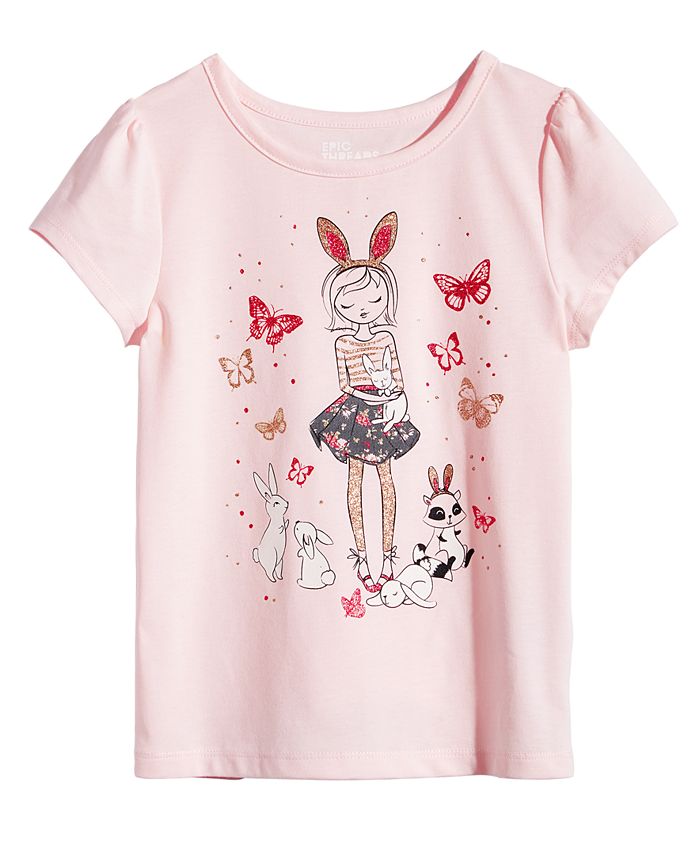 Epic Threads Toddler Girls T-Shirt, Created for Macy's - Macy's