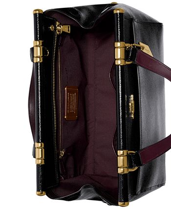 Coach grace bag store in crossgrain patent leather