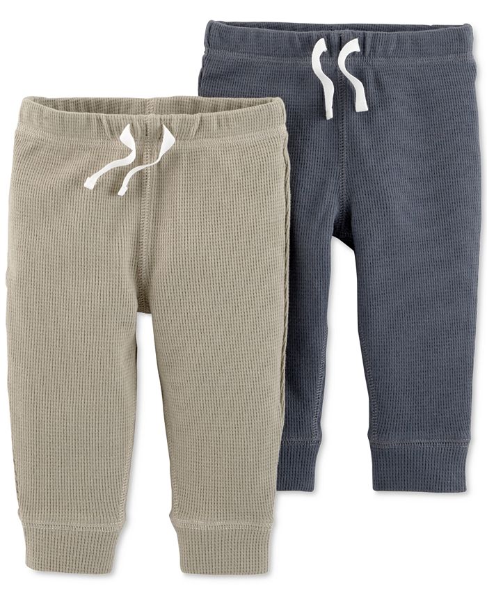Carter's Baby Boys 2Pack Cotton Fleece Jogger Pants Macy's