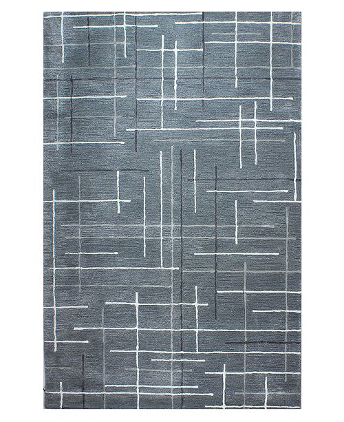 Hotel Collection CLOSEOUT! Area Rug, City Grid CG1 2'6" x 4', Created