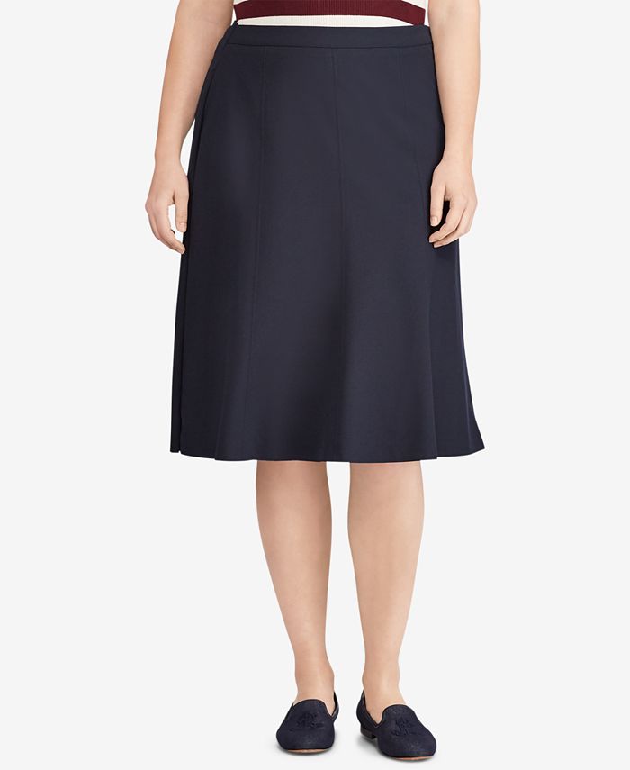 Lauren Ralph Lauren Plus Size Midi Skirt & Reviews - Skirts - Plus ...