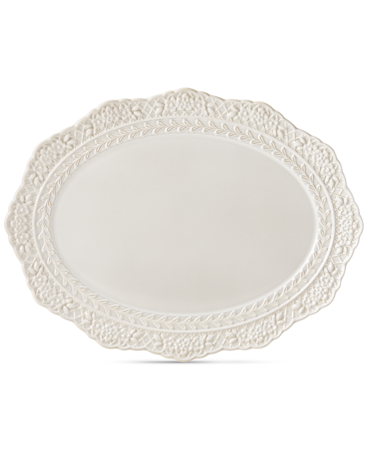 Lenox Chelse Muse Sculptured Oval Platter