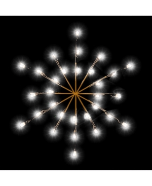 Vickerman 3' Snowburst Commercial Pole Decoration With 30 Led Lights