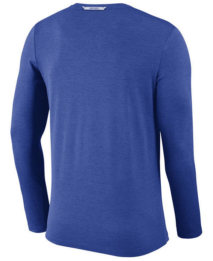 Nike Men's Kentucky Wildcats Long Sleeve Dri-FIT Coaches T-Shirt - Macy's