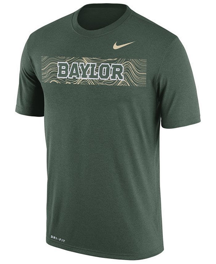 Nike Men's Baylor Bears Legend Staff Sideline T-Shirt - Macy's