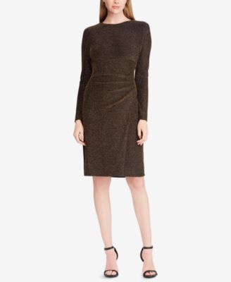 Lauren Ralph Lauren - Metallic Ruched Dress