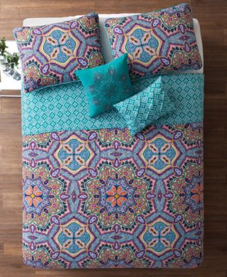 Yara Reversible 3-Pc. Full/Queen Quilt Set