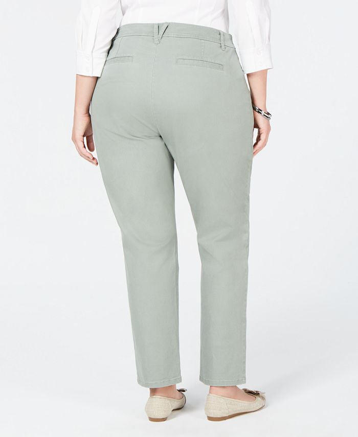 Charter Club Plus Size Chino Pants, Created for Macy's - Macy's
