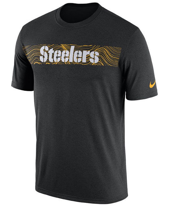 Nike Men's Pittsburgh Steelers Legend On-Field Seismic T-Shirt - Macy's