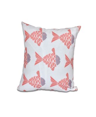 E by design Decorative Pillow Purple Coral