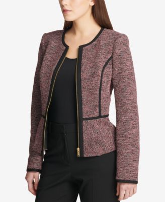 dkny peplum jacket