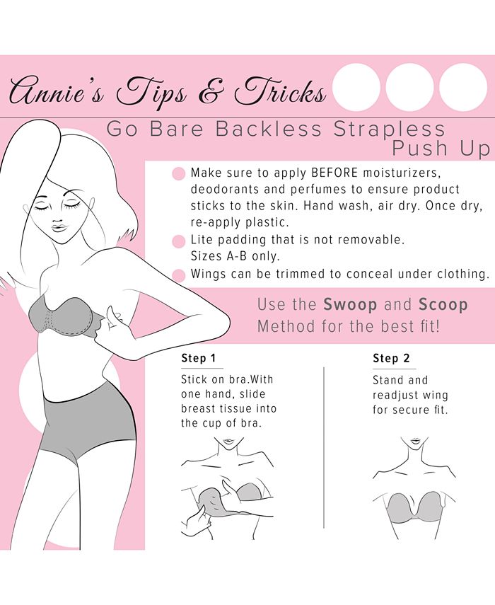 Fashion Forms Go Bare Backless Strapless Bra Macy's