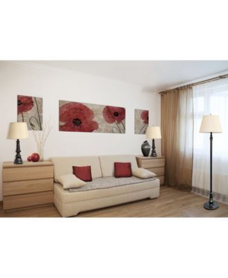 Elegant Designs 		Restoration Bronze Three Pack Lamp Set (2 Table Lamps, 1 Floor Lamps)