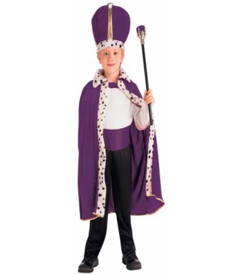 BuySeasons Purple King Robe and Crown Boys Costume - Macy's