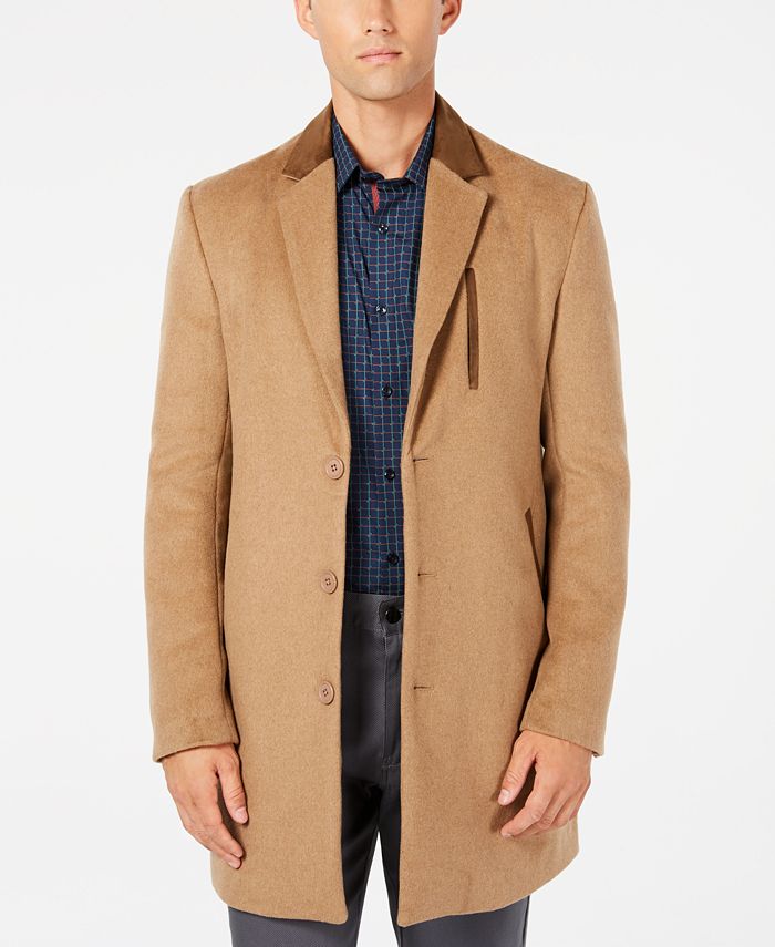 Ryan Seacrest Distinction Men's Long Overcoat, Created for Macy's - Macy's