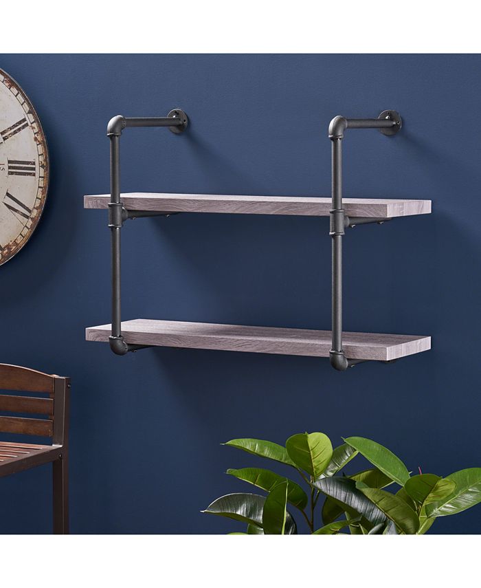 Noble House Torin 2Tier Wall Shelf Macy's