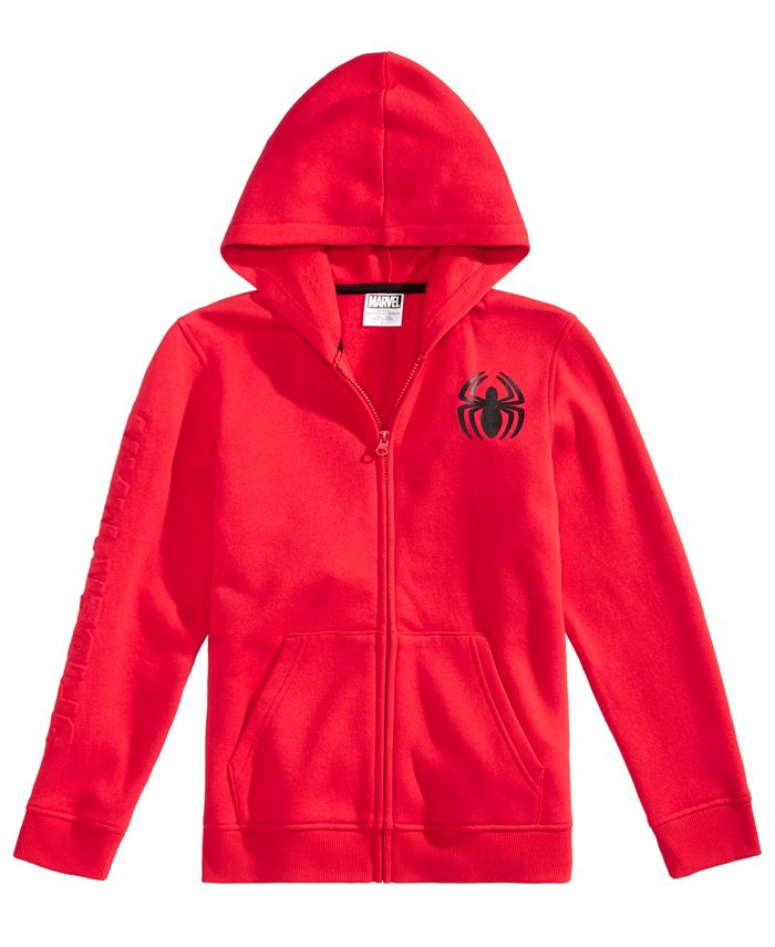Marvel Toddler Boys Spiderman Graphic Front-Zip Hoodie & Reviews ...
