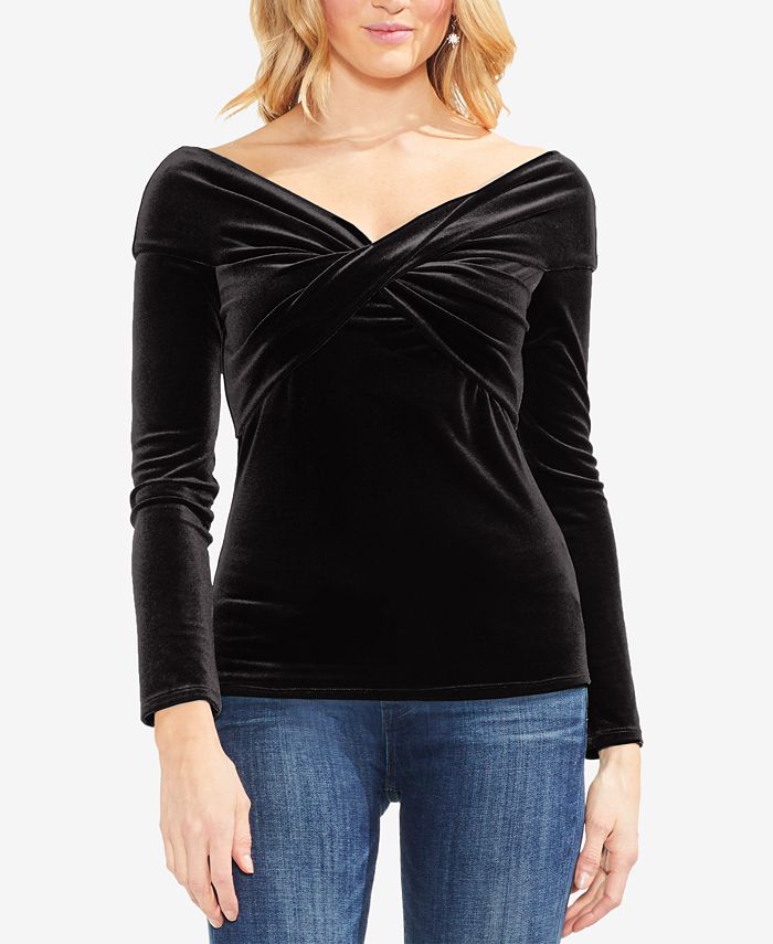 Vince camuto velvet 2025 top