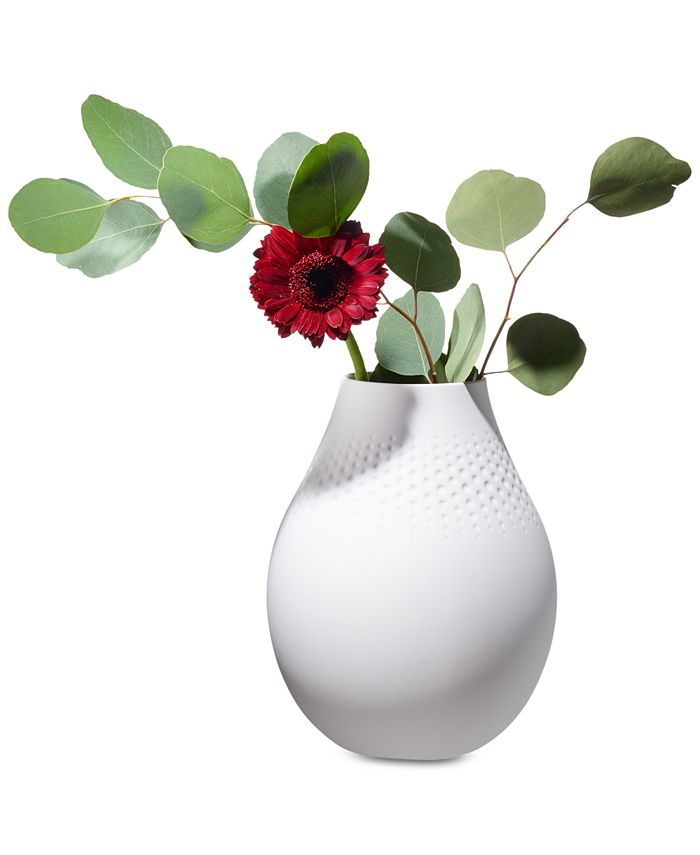 Villeroy & Boch White Perle Vase NO.2 Macy's